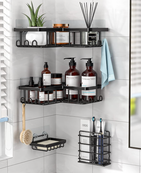 Kit Premium Organizador De Ducha 3 En 1