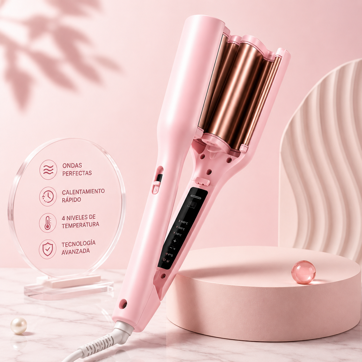Plancha Para Ondas Sirena Profesional